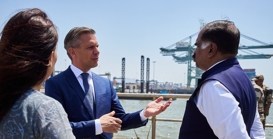 Bundesminister Wolfgang Hattmannsdorfer in Indien