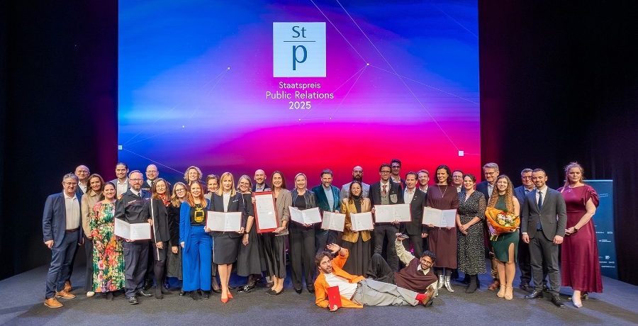 Staatspreisträger und Nominierte zum Staatspreis PR 2025