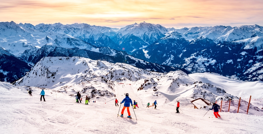 Skigebiet, Zillertal, Tirol