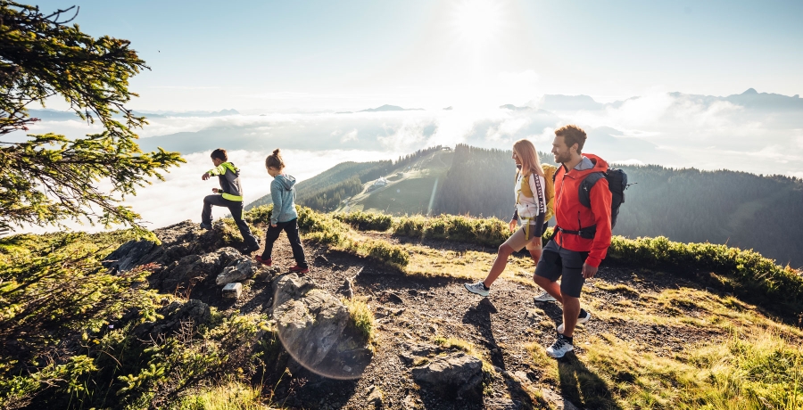 Gipfelwanderung mit der ganzen Familie in Zell am See Kaprun