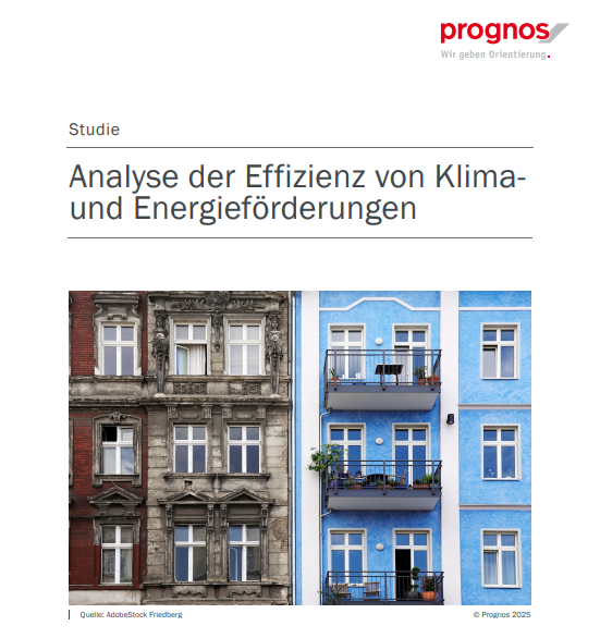 Studie Analyse der Effizienz von Klima- und Energieförderungen