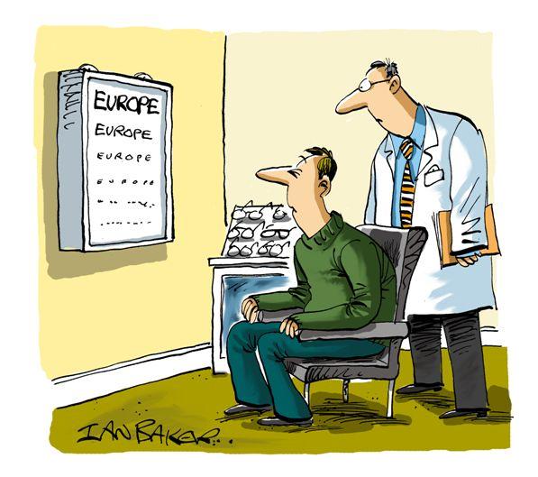 Karikatur Solvit Optiker