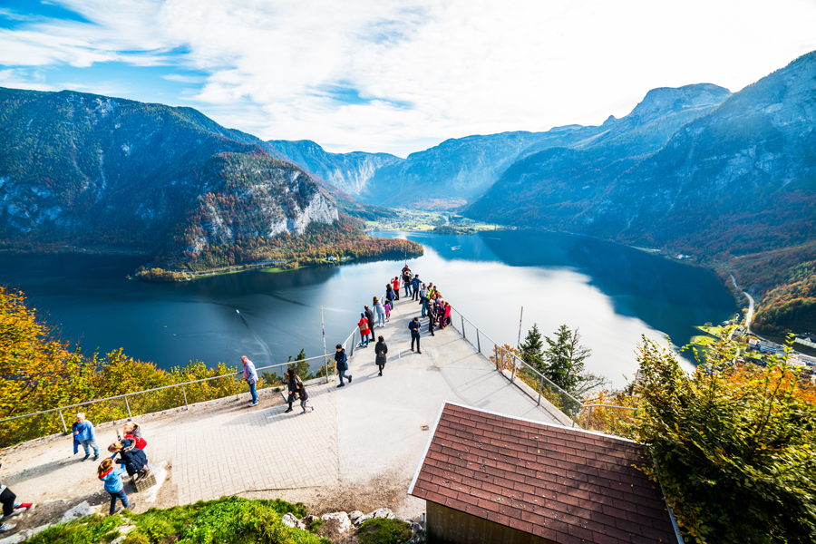 Aussichtsplattform in Hallstatt