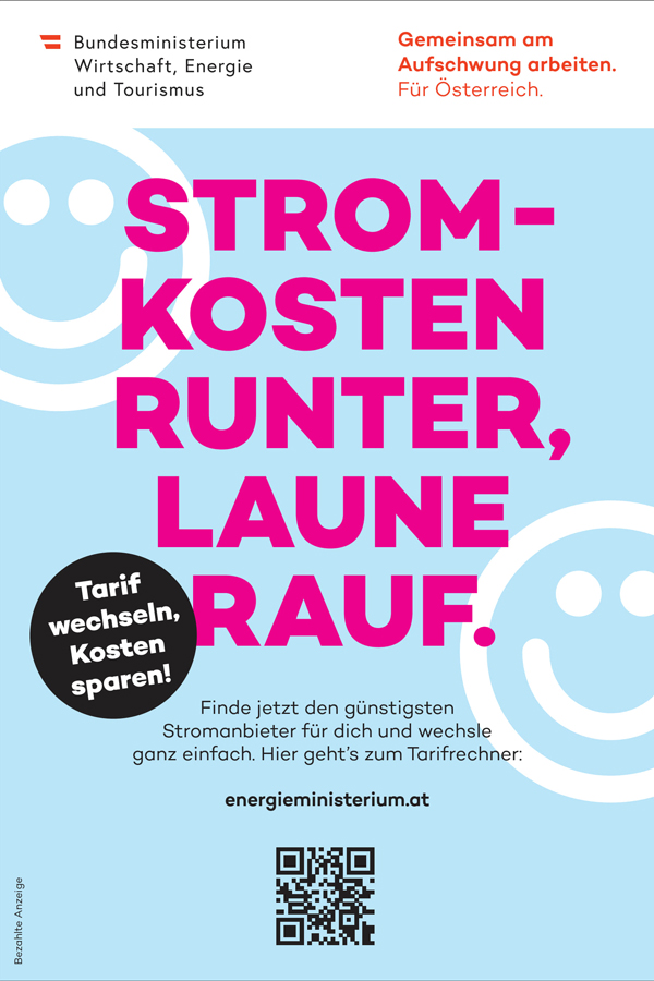 Sujet hoch: Stromkosten runter, Laune rauf