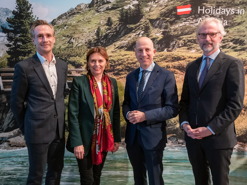 Staatssekretärin Susanne Kraus-Winkler und Bundesminister Martin Kocher in Israel