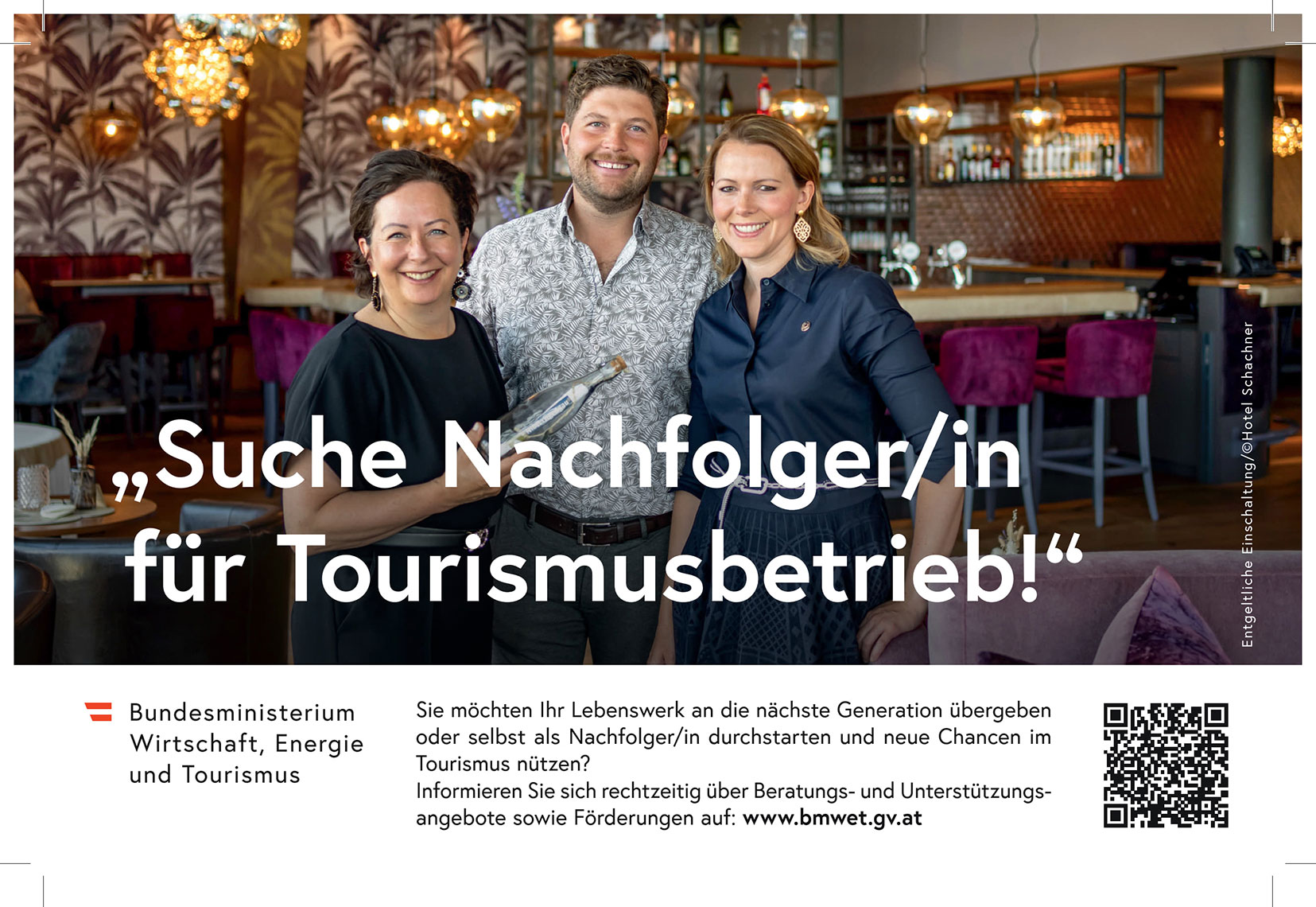 Tourismuskampagne Betriebsnachfolge