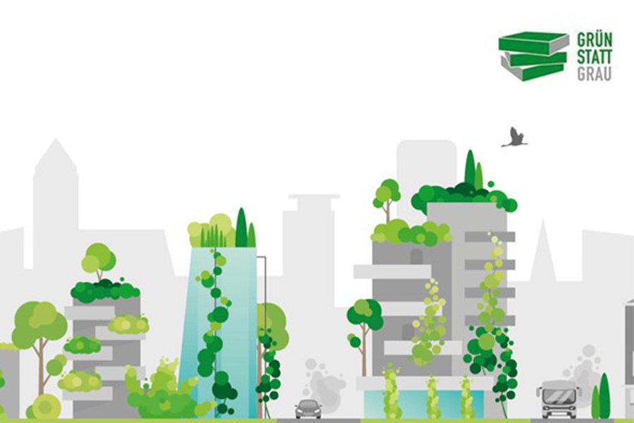 Begrünte Stadt