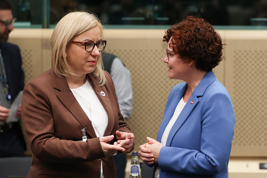 Elisabeth Zehetner (Staatssekretärin), Paulina Hennig-Kloska (EU-Ratsvorsitz Polen, Umwelt- und Klimaministerin Polen)